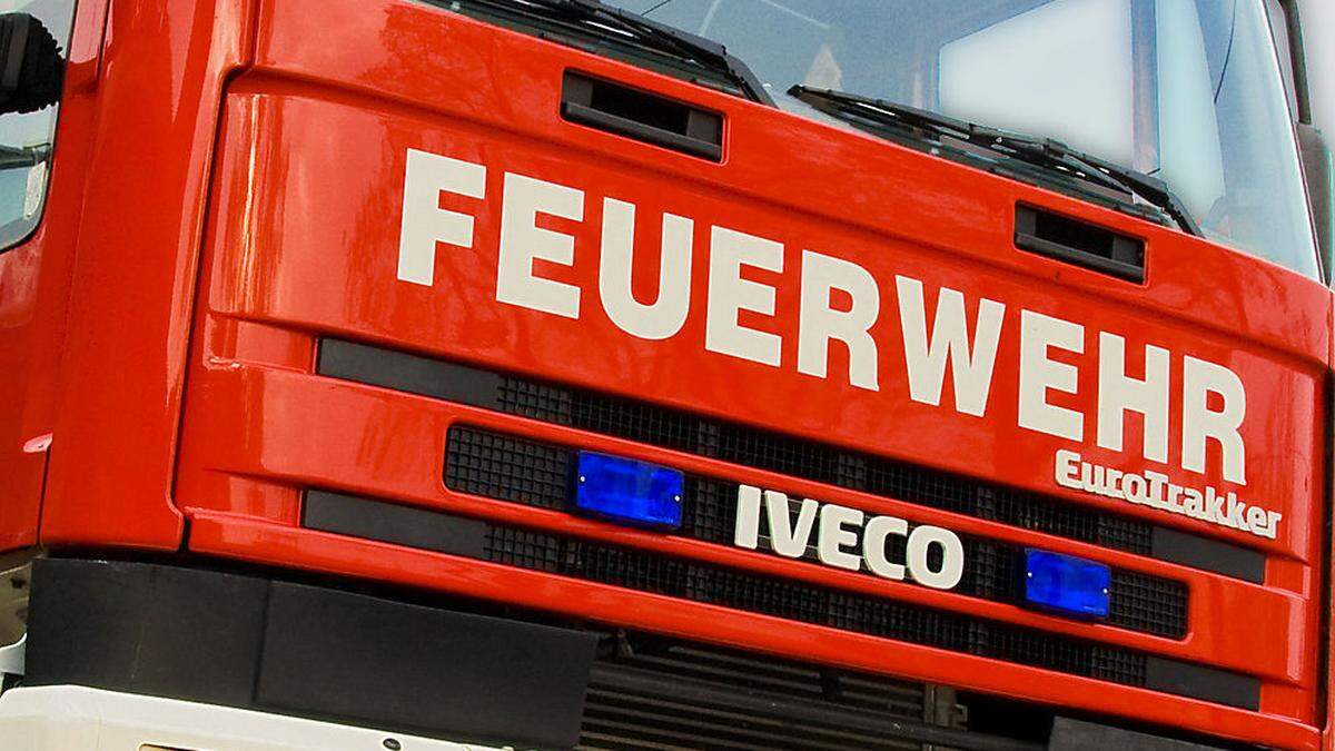 Die Freiwillige Feuerwehr leitete die Verkehrsteilnehmer um