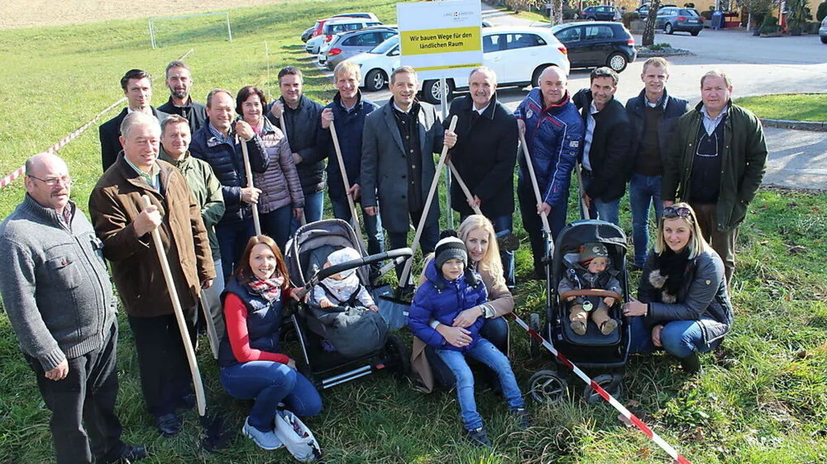 Spatenstich zur Wegverlegung in Ruhstatt in Völkermarkt
