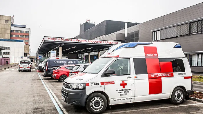 Der Verletzte wurde im Klinikum versorgt