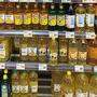 Am Montag waren die Speiseöl-Regale in Grazer Supermärkten gut gefüllt