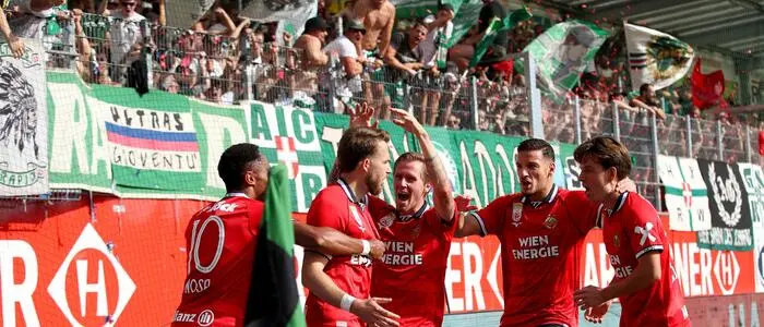 Rapid jubelte auch in Ried über einen Sieg