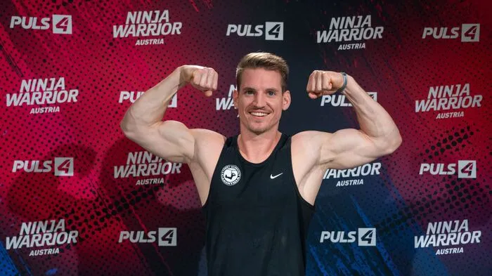 Am Montag beginnt die zweite Staffel der Ninja Warrior Austria auf Puls 4. 192 Abenteuerlustige wollen in der Daviscup-Halle südlich von Graz zeigen, was möglich ist. Im Bild: Marvin Schuppe, ein 29-jähriger Fitness-Trainer aus Kärnten.
