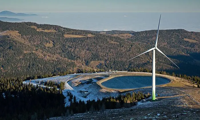 Das Windrad am Salzstiegel