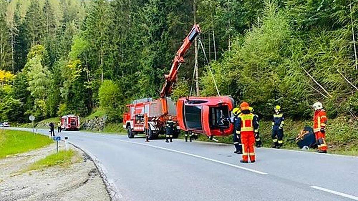 Das Fahrzeug wurde schließlich erfolgreich geborgen