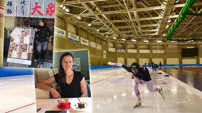 Vanessa Herzog liebt japanisches Essen (links oben). Die Kärntnerin sieht dem Auftakt entspannt entgegen – da darf es auch mal Schokolade zur Stärkung sein.