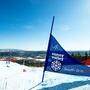 Im russischen Sunney Valley findet der Ski-Cross-Weltcup statt.