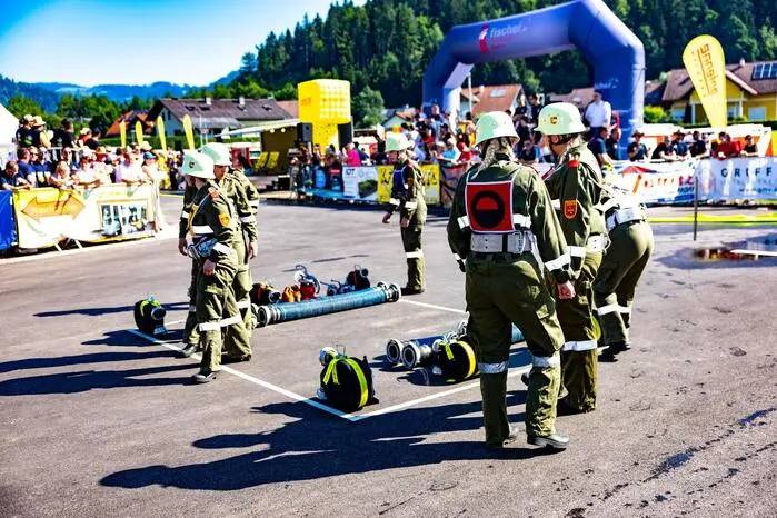 Bei den Kärntner Landesmeisterschaften treffen sich die besten Feuerwehrjugendgruppen und aktiven Bewerbsgruppen aus dem ganzen Bundesland.