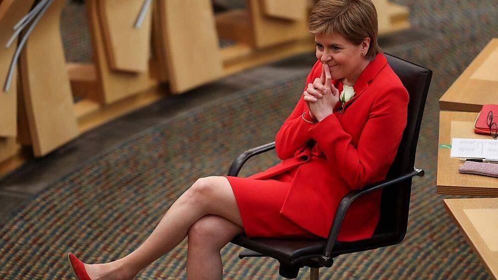 Schottlands Regierungschefin Nicola Sturgeon drängt auf ein neues Unabhängigkeitsreferendum