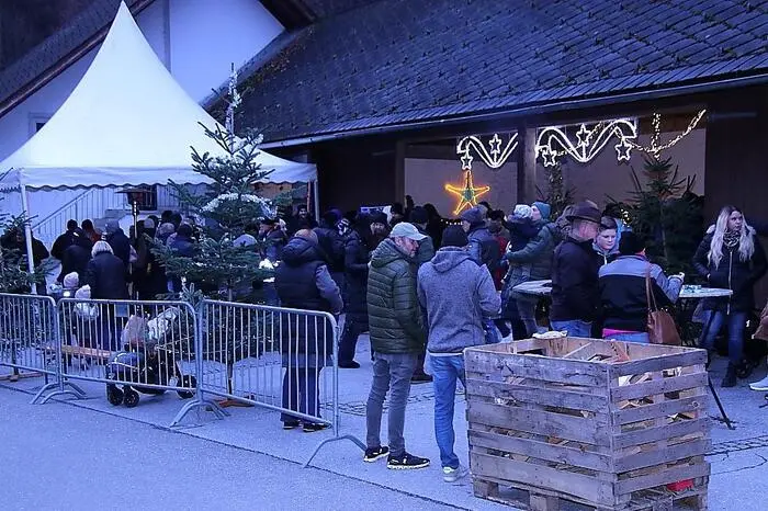 Da konnte man nach Herzenslust bei Adventkränzen, Basteleien und Handwerkskunst stöbern, sich an großen Holzöfen wärmen und auch kulinarisch, von Keksen bis zu Schnäpsen, ordentlich stärken.
