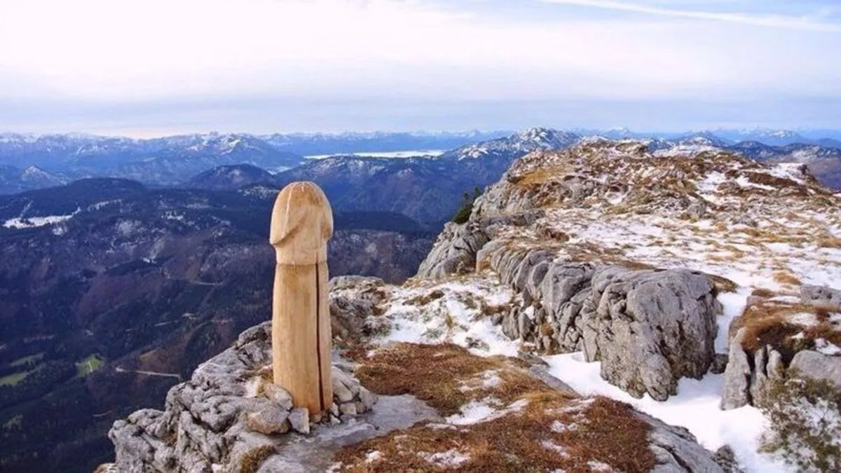 Aufregung um Holz-Penis am Weg zum Ötscher