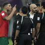 Achraf Hakimi und Co. kritisierten den katarischen Schiedsrichter heftig