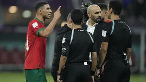 Achraf Hakimi und Co. kritisierten den katarischen Schiedsrichter heftig