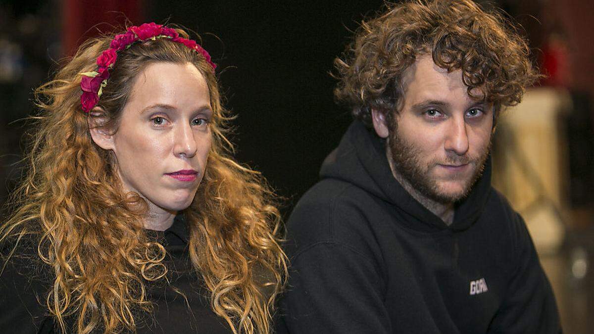 Yael Ronen und ihr Bruder Michael im Grazer Schauspielhaus, wo sie &quot;Hakoah Wien&quot; zeigte