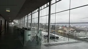 Auch bei unwirtlichem Februarwetter wird am Landesgericht Leoben verhandelt