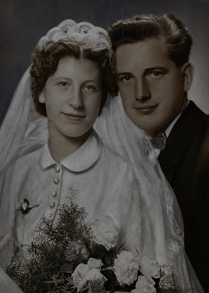Das Hochzeitsfoto aus dem Jahr 1956