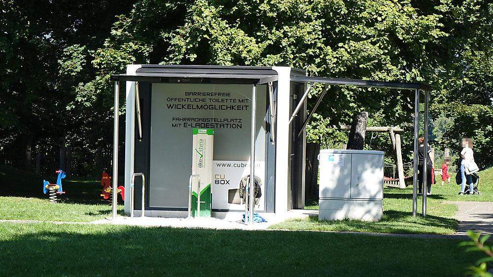 Das neue öffentliche WC im Judenburger Europapark