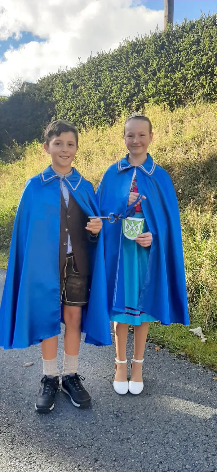 vlnr. Sebastian I. Seiwald und Julia I. Unterluggauer