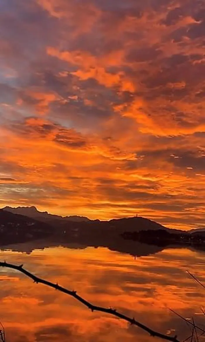 Der Himmel über dem Wörthersee
