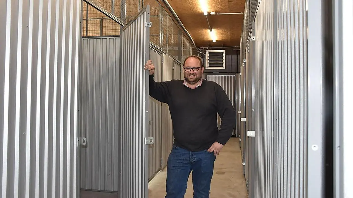 Michael Ganster hat kürzlich den Lagerraum "ready2store" in Framrach neu übernommen