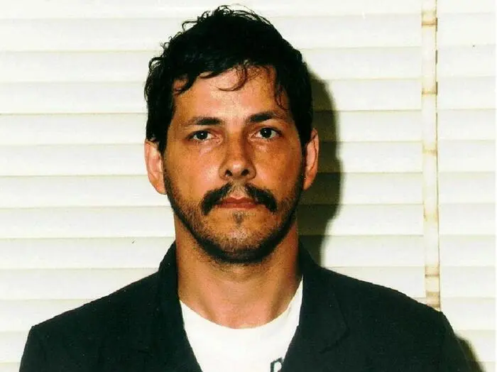 Marc Dutroux nach seiner Festnahme 1996