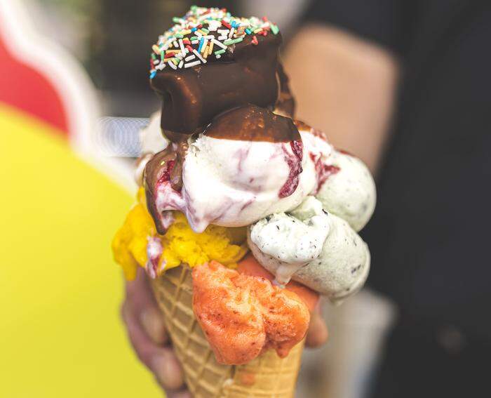 Wenn man in Klagenfurt Eis essen geht, dann ins Tutti Frutti von Nico Goriup!