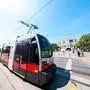 Wienerlinien, Straßenbahn, Bim, 1er, Rathaus, Universitätsring, Verkehr, Wien am 13.05.2024