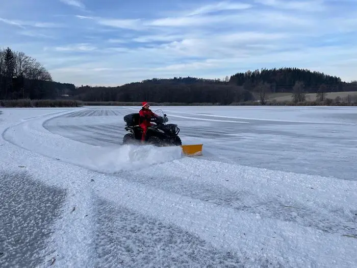 Auf den Seen konnte gespurt werden, die Freigabe gilt ab 3. Jänner 