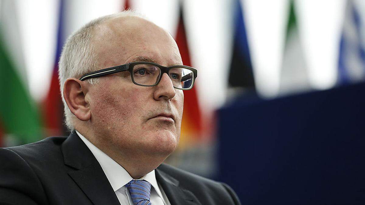 EU-Kommissions-Vize Timmermans macht heikles Thema publik