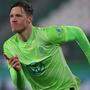 Wout Weghorst erzielte zwei Tore für Wolfsburg