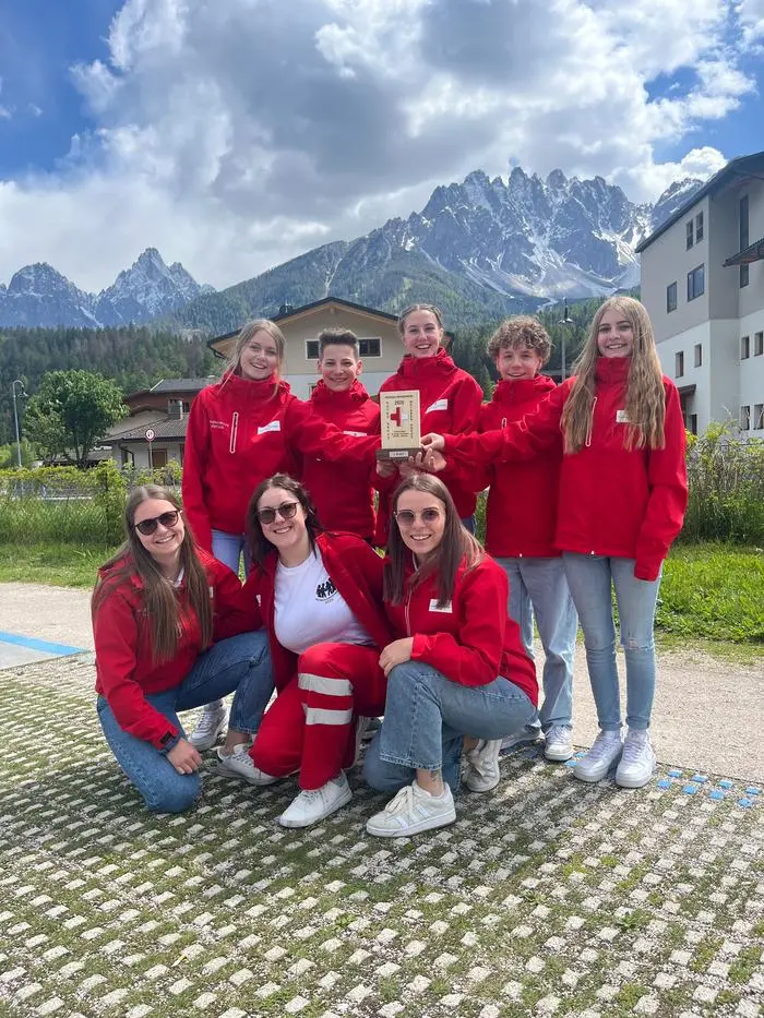 Die Jugendgruppe vom Roten Kreuz Matrei