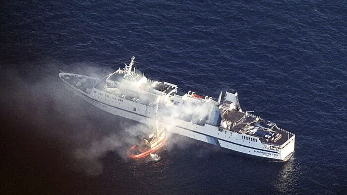 Beim Feuer auf der "Scandinavian Star" kamen 159 ums Leben