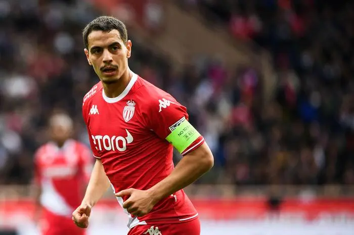 (FILES) (FILES) Monaco's French forward Wissam Ben Yedder reacts during the French L1 football match between AS Monaco and Paris Saint Germain (PSG) at the Louis II Stadium (Stade Louis II) in the Principality of Monaco on March 20, 2022. Former AS Monaco star and French national team forward Wissam Ben Yedder was given a two-year suspended prison sentence by the Nice Criminal Court on November 12, 2024 for a sexual assault in September. (Photo by CLEMENT MAHOUDEAU / AFP)