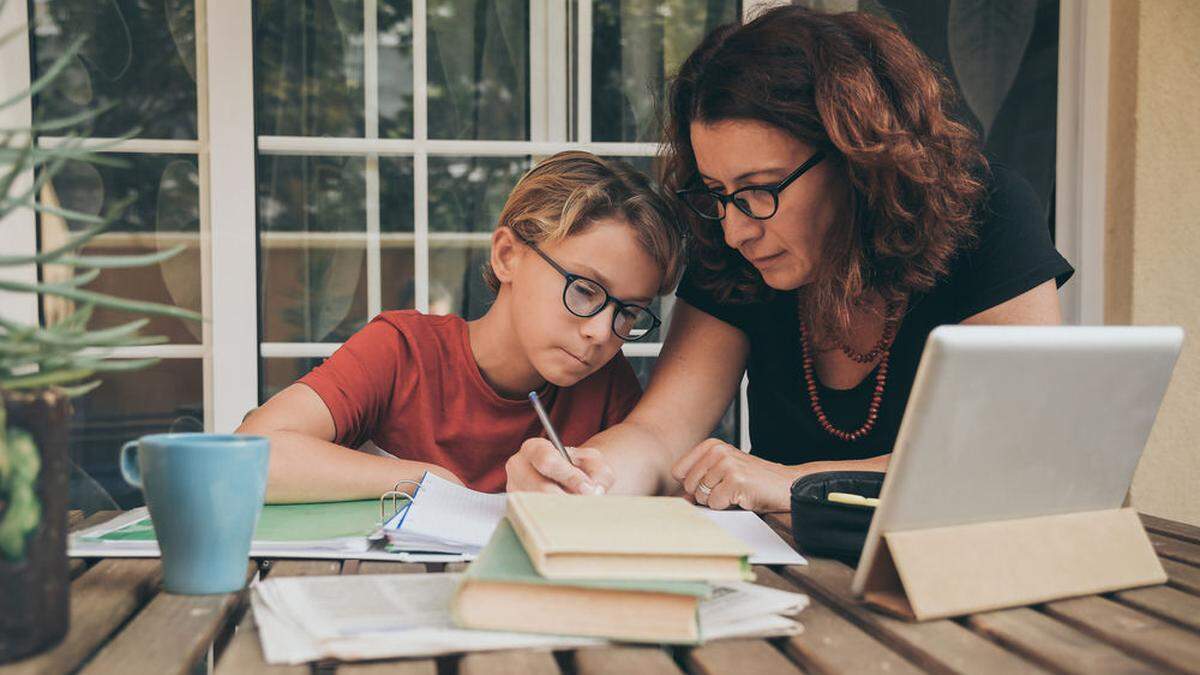 Das Homeschooling in Kombination mit Homeoffice ist eine Herausforderung