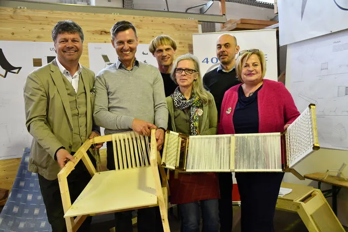 Die Jury: Gerhard Pirih, Paul Streit, Rainer Eberl, Judith Augustinovic, Johannes Wohofsky und Margret Rausch.