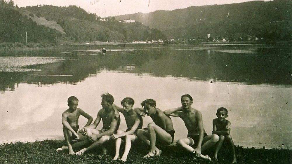 Der „Lange Teich“ in der Südsteiermark war damals ein beliebtes Ausflugsziel für Jung und Alt 