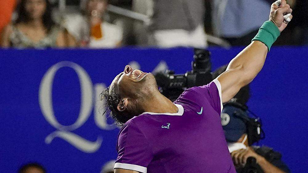 Rafael Nadal spielt in einer Überform