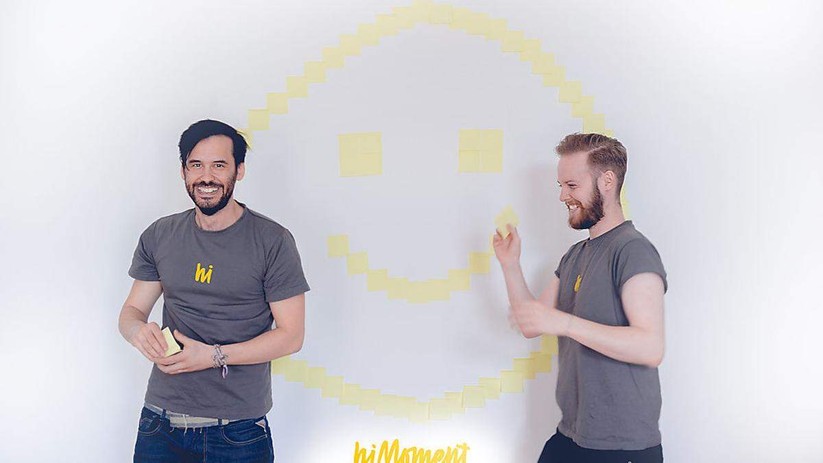 HiMoment-Gründer Christoph Schnedlitz und Jan Hruby