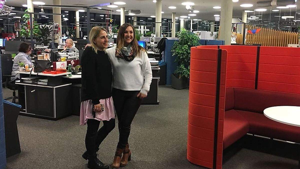 Blogger haben den Grazer Newsroom besucht