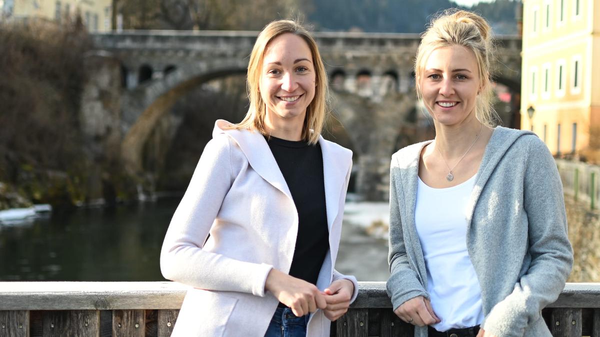 Das Rainbows-Team in Murau: Marina Draschl und Tamara Tolic 