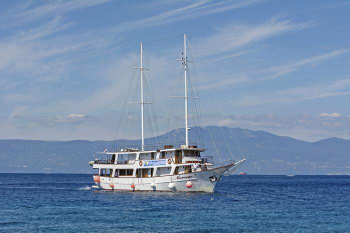 Die MS Morena schippert zu den schönsten Inseln und Küstenorten Kroatiens