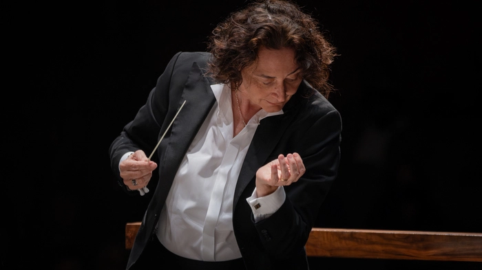 Die französische Dirigentin und Sängerin Nathalie Stutzmann