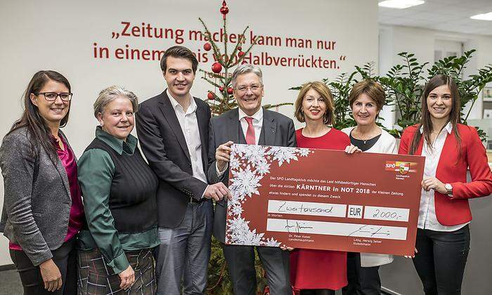 Redaktionsbesuch der SPÖ Kärnten mit LH Peter Kaiser im  Dezember 2018
