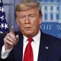 President Donald Trump speaks about the coronavirus in the James Brady Briefing Room, Thursday, March 26, 2020, in Washington. (AP Photo/Alex Brandon)