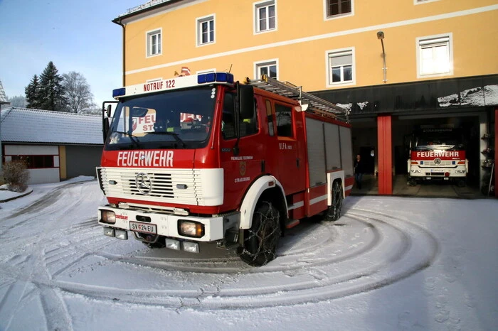 Das Rüsthaus der Freiwilligen Feuerwehr Straßburg und zugleich die Wohnung des neuen Bezirksfeuerwehrkommandanten