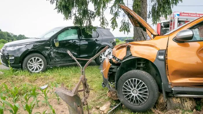 Mit vier Verletzten endete ein Verkehrsunfall auf der Südsteirischen Grenz Straße (B69) bei Mureck (Bezirk Südoststeiermark).