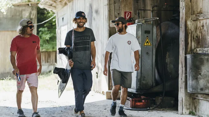 Sie stecken hinter der Aktion: Parks Bonifay, Dominik Hernler und Felix Georgii (von links)