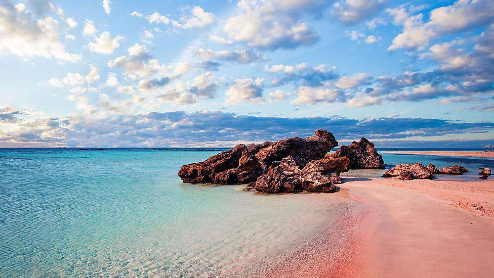 Der rosarote Strand von Elafonissi 