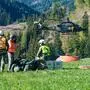 Der Verletzte war als Flughelfer im Lesachtal im Einsatz (Symbolfoto)