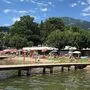 Im Strandbad Millstatt wird ebenfalls Abstandsdisziplin von den den Badegästen erwartet