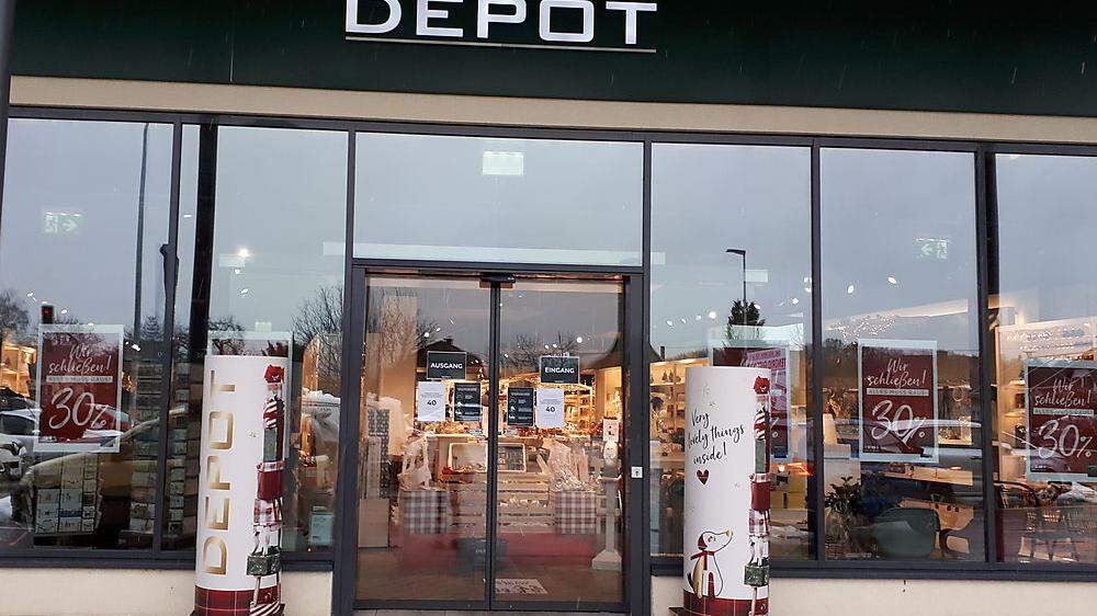 Im September 2016 hat &quot;Depot&quot; in Wolfsberg eröffnet, Mitte Jänner wird die Filiale geschlossen